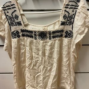 Boho hollister top